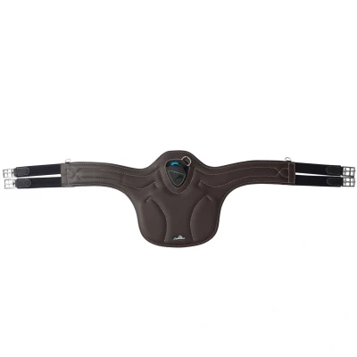 Abbildung von eQuick Sattelgurt ES Jumping Stud Braun 130cm Agradi.deVerkauft von Agradi