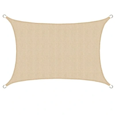 Abbildung von AMANKA UV Sonnensegel 2x3m Rechteckig Wasserdurchlässig Sonnenschutz Balkon Terrassendach Sichtschutz Outdoor Sonnensegeltuch Terrasse Trampolin Pergola Wohnwagen Pool Teich Camping