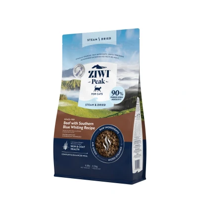 Abbildung von Ziwi Peak Steam &amp; Dried Katzenfutter Rind 2,2 kg