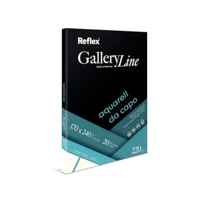 Abbildung von Schoellershammer Aquarellpapier Da Capo, 17x24cm, 220 g/m², Block mit 20 Blatt