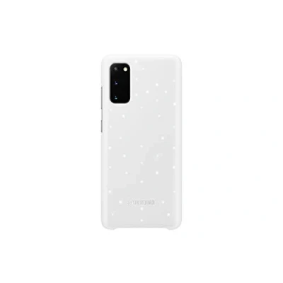 Abbildung von Samsung LED Smartphone Cover EF KG980 für Galaxy S20 5G Handy Hülle, Benachrichtigungen, Lichteffekte, Schutz Case, weiß 6.2 Zoll