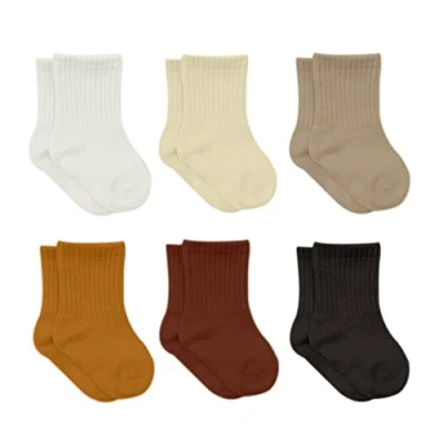 Abbildung von bistyle Baumwolle 6 Paar Baby Socken für Neugeborene Säugling 0 3 Monate bis 2 Jahre Duftend Jungen Mädchen Kleinkind (as3, age, 2_years, 3_years, Braun)