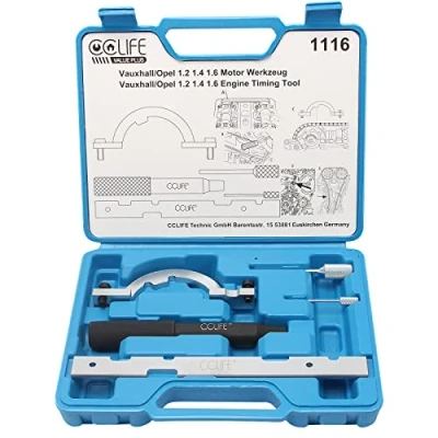 Abbildung von CCLIFE Motor steuerkette Nockenwellen Arretierung Einstellwerkzeug Kompatibel mit Astra Corsa Aqila 1.0 1.2 1.4