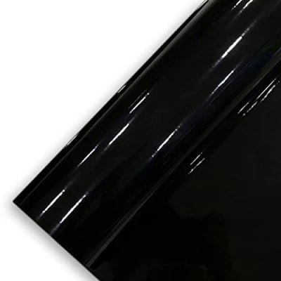 Abbildung von Könighaus 3,62/m2 Schwarz Glanz Autofolie 500 x 152 cm blasenfrei mit Anleitung