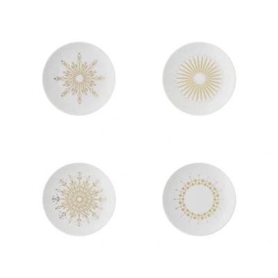 Abbildung von Rosenthal TAC Gropius Festive Celebration Stars Brotteller 10cm Set4
