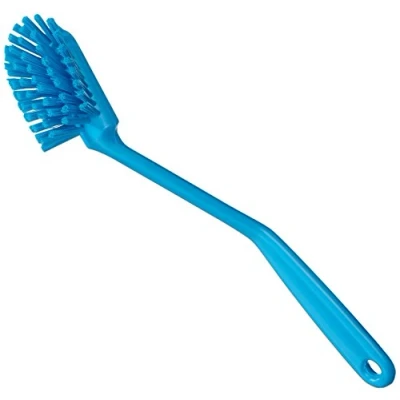 Abbildung von neoLab 2 7596 Spülbürste, medium, Borstenlänge 23 mm, 35x60x255 PP/PBT, Blau