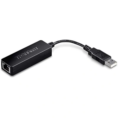 Abbildung von TRENDnet TU2 ET100 USB 2.0 zu 10/100 Fast Ethernet LAN Wired Netzwerk Adapter, Kompatibel mit Windows 10, 8.1, 8, 8 RT, 7, Mac OS 10.X