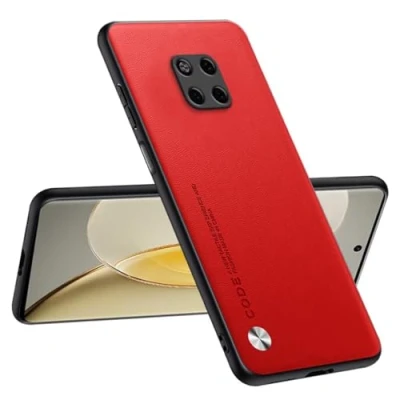 Abbildung von Topme Handyhülle Kompatibel mit Huawei Mate20 Pro (6.39&quot;) Sicherer und Stilvoller Schutz Rot
