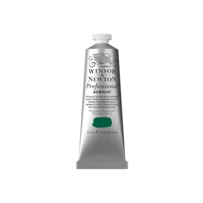 Abbildung von Winsor &amp; Newton 2320522 Professional Acrylfarbe in Künstlerqualität, hohe Farbbrillanz Deckkraft, Archivqualität, 60ml Tube Phthalogrün Blauton