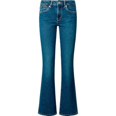 Abbildung von Pepe Jeans Damen Bootcut Lw Jeans, Blau (Denim Ee3), 25 W/30 L