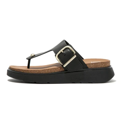 Abbildung von Fitflop GEN FF Zehentrenner, Keilabsatz, Sommerschuh, Schlappen mit verstellbarer Schnalle