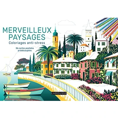 Abbildung von Merveilleux paysages Coloriages anti stress: 36 cartes postales prédécoupées