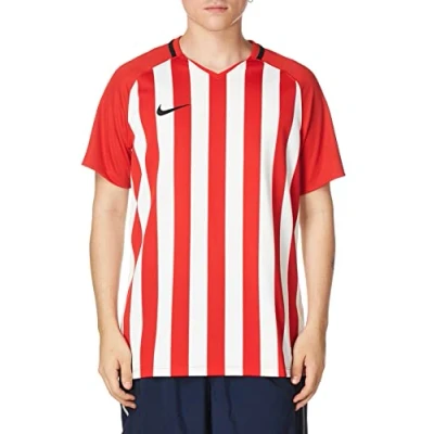 Abbildung von Nike Herren Striped Division III SS Trikot, Universität Gold / Königsblau Weiß, S