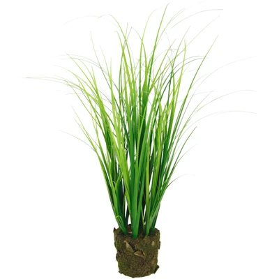 Abbildung von I.GE.A. Kunstpflanze &quot;Grasbund im Erdtopf&quot;, Grasbusch Kunstblume Dekogras