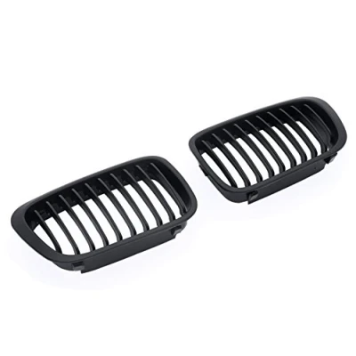 Abbildung von Kühler Sport Front Rippen Grill Schwarz Matt Eintragungsfrei Set