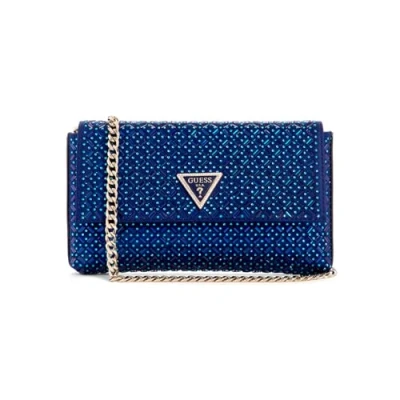 Abbildung von Guess Zalina FLAP Clutch Handtasche, Damen, Größe: One Size, Sapphire