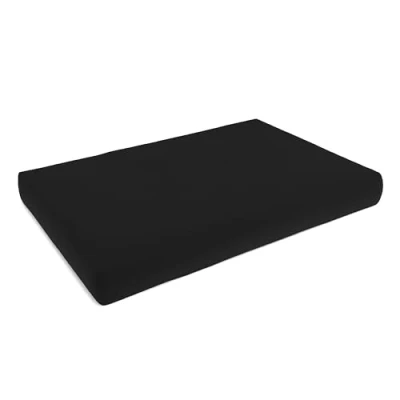 Abbildung von POKAR Palettenkissen Wasserdicht Palettenauflagen mit abnehmbarem Bezug Palettenauflage Palettenmöbel Palettensofa, Sitzkissen 120x80, Schwarz