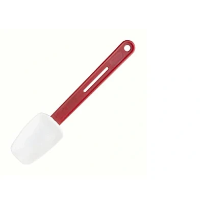Abbildung von Vogue hitzebeständiger Kochlöffel 255mm/10 Zoll, rot, Löffel, hitzebeständig bis 260C, schmutzabweisend, antihaftbeschichtetes Kochgeschirr, spülmaschinenfest L029