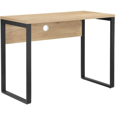 Abbildung von Places of Style Schreibtisch &quot;Moid&quot;, Computertisch, Kabeldurchlass, Metallkufen, Breite 100 cm