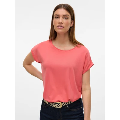 Abbildung von Vero Moda Rundhalsshirt VMAVA PLAIN SS TOP GAJRS NOOS
