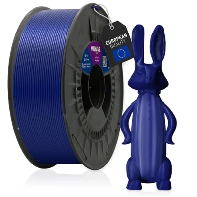 Abbildung von WINKLE PETG Filament 1.75mm Königsblau, 1kg Spule, 3D Drucker Kompatibel mit FDM Druckern, Druckmaterialien, Maßgenauigkeit +/ 0.05mm, Schlagfest, Leicht zu Bedrucken