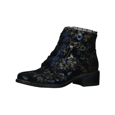 Abbildung von Laura VITA Schnürstiefelette, Damen, Größe: 38, Indigo Schuhe