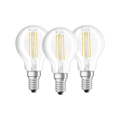 Abbildung von Osram Led retrofit classic p 40 4w/827 230 fl e14 set van 3 stuks 4058075819337
