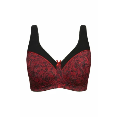 Abbildung von Ulla Popken Bügel BH, Damen, Größe: 125E, Black