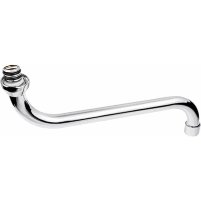 Abbildung von Cornat Auslaufventil Rohrauslauf S Form 25 cm verchromt