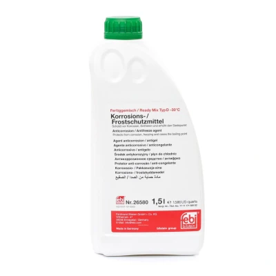 Abbildung von FEBI BILSTEIN 26580 Frostschutz G11 grün RENAULT: MASTER 3 Kasten, Megane Scenic, Clio 4 Grandtour, DACIA: Sandero I, Lodgy, Duster SUV