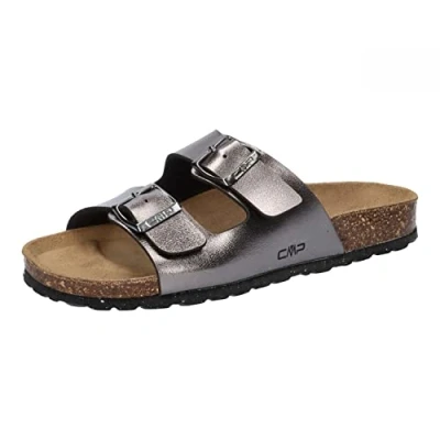Abbildung von CMP Damen ECO THALITHA WMN Slipper Pantoffel Sandalen, Grau Rosa (Titanio), 41 EU