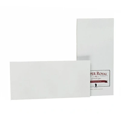 Abbildung von Rössler Papier 2051831170 Einzelkartenpack DIN lang, 20 Stück, Paper Royal, gerippt, eisgrau