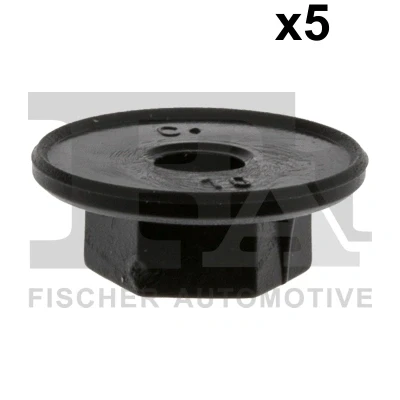 Abbildung von FA1 12 70010.5 Clip, Zier /Schutzleiste schwarz FIAT: Ducato III Kastenwagen, Pritsche / Fahrgestell, Bus