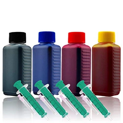 Abbildung von Cenado 400ml Nachfülltinte Druckertinte Refillset für Canon Druckerpatronen PG 545 545XL CL 546 546XL inkl. Zubehör