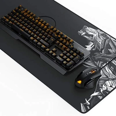 Abbildung von TITANWOLF Gaming Set mechanische Tastatur ALUMAR MMO 10800dpi Maus Specialist XXL Mauspad Mechanical Keyboard Anti Ghosting LED Backlight 19 Lichtmodi Makro Modus