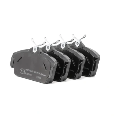 Abbildung von BREMBO P 56 036 Bremsbelagsatz exkl. Verschleißwarnkontakt ohne Zubehör NISSAN: Almera II Schrägheck, Primera Limousine, Hatchback