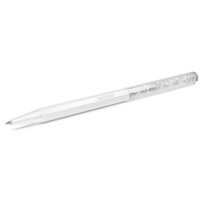 Abbildung von Swarovski Crystalline Kugelschreiber, Weißer Stift mit Edlen Kristallen