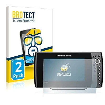 Abbildung von BROTECT (2 Stück Schutzfolie für Humminbird Helix 9 G3N Displayschutz Folie Ultra Klar