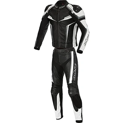 Abbildung von Büse Motorradkombi Lederkombi Mille 2tlg. schwarz / weiß Herren 58