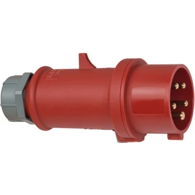 Abbildung von 5 x Brennenstuhl CEE Phasenwender 400V/16A rot