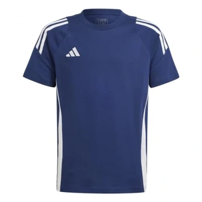 Abbildung von adidas Performance Tshirt print für Kinder, Größe: 128, Blauweiss