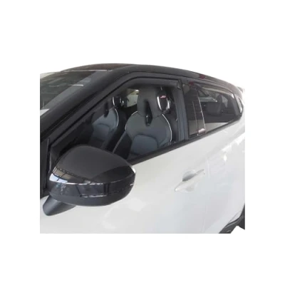Abbildung von Windabweiser Regenabweiser kompatibel mit Nissan Juke 2020 2024 Dunkel Acryl 4tlg