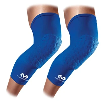 Abbildung von McDavid 6446R Kompressionsmanschette für das Knie Hexpad Unisex Erwachsene Knieschoner Manschette Verhindert Stoßverletzungen Sehr elastisch Basketball Kniehülse