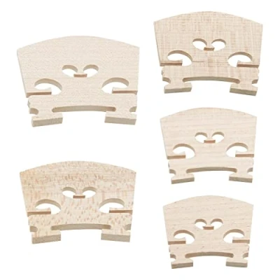 Abbildung von YINETTECH 10 Stück Violine Ahornsaiten Brücke Yard Ersatz 4/4 3/4 1/2 1/4 1/8 String Bridge Instrument Zubehör Teil 20 g