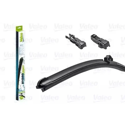 Abbildung von Scheibenwischer Valeo Hydroconnect 578505 475mm vorne Rahmenlos Hakenbefestigung, Top Lock VOLKSWAGEN: Golf 6 Variant, Eos, Passat B8 Limousine