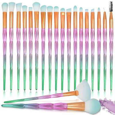 Abbildung von Retoo Kosmetikpinsel Set Make up Pinsel 20 tlg Kosmetik Schminkpinsel Kunstpinsel, Bedienkomfort, Präzision und Kontrolle, Professioneller Effekt