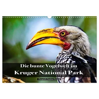 Abbildung von Die bunte Vogelwelt im Kruger National Park (Wandkalender 2025 DIN A3 quer), CALVENDO Monatskalender