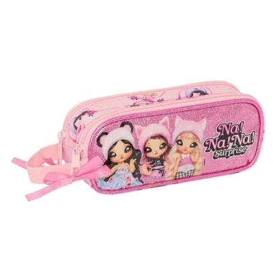 Abbildung von Safta NANANA Fabulous Federmäppchen für Kinder, ideal Schulkinder, bequem und vielseitig, Qualität Widerstandsfähigkeit, 21 x 6 8 cm, Rosa, Estándar, Casual