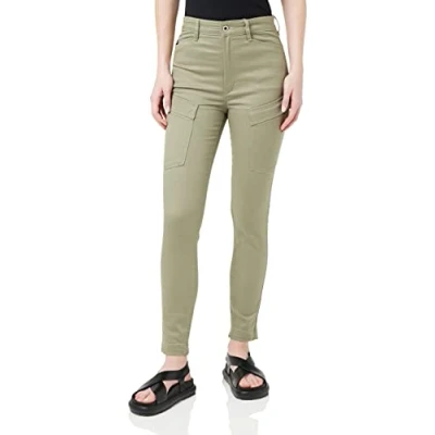 Abbildung von G STAR RAW Damen Kafey Cargo Ultra High Skinny Hose, Grün (shamrock D21099 C105 2199), 30W / 30L