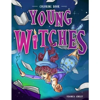 Abbildung von Witch Coloring Book for Adults: Young Witches with Elemental Powers (Mystical Books Adults)